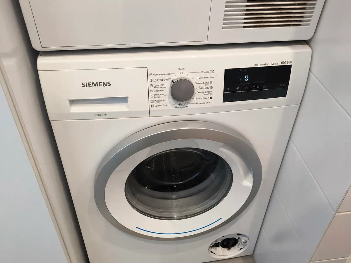 Стиральная машина Siemens после ремонта